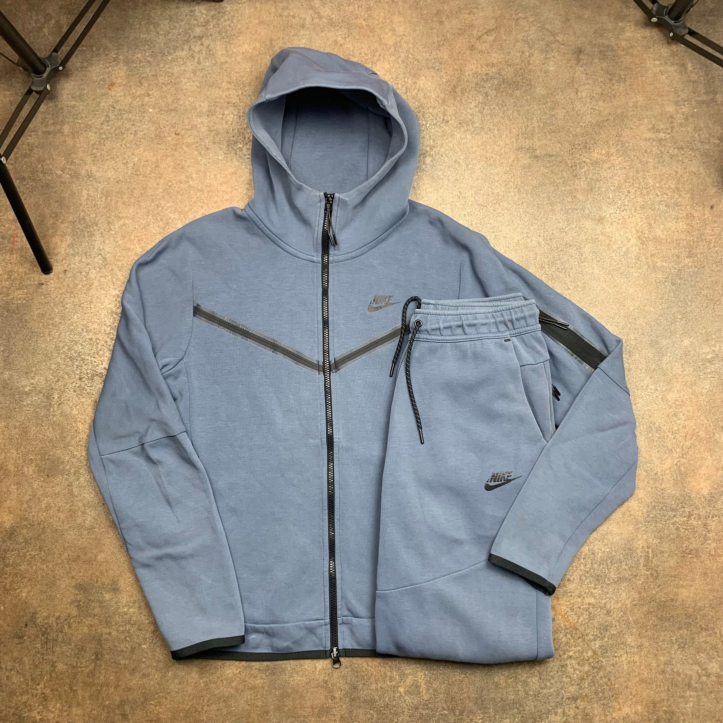 Nike blue Tech Fleece set