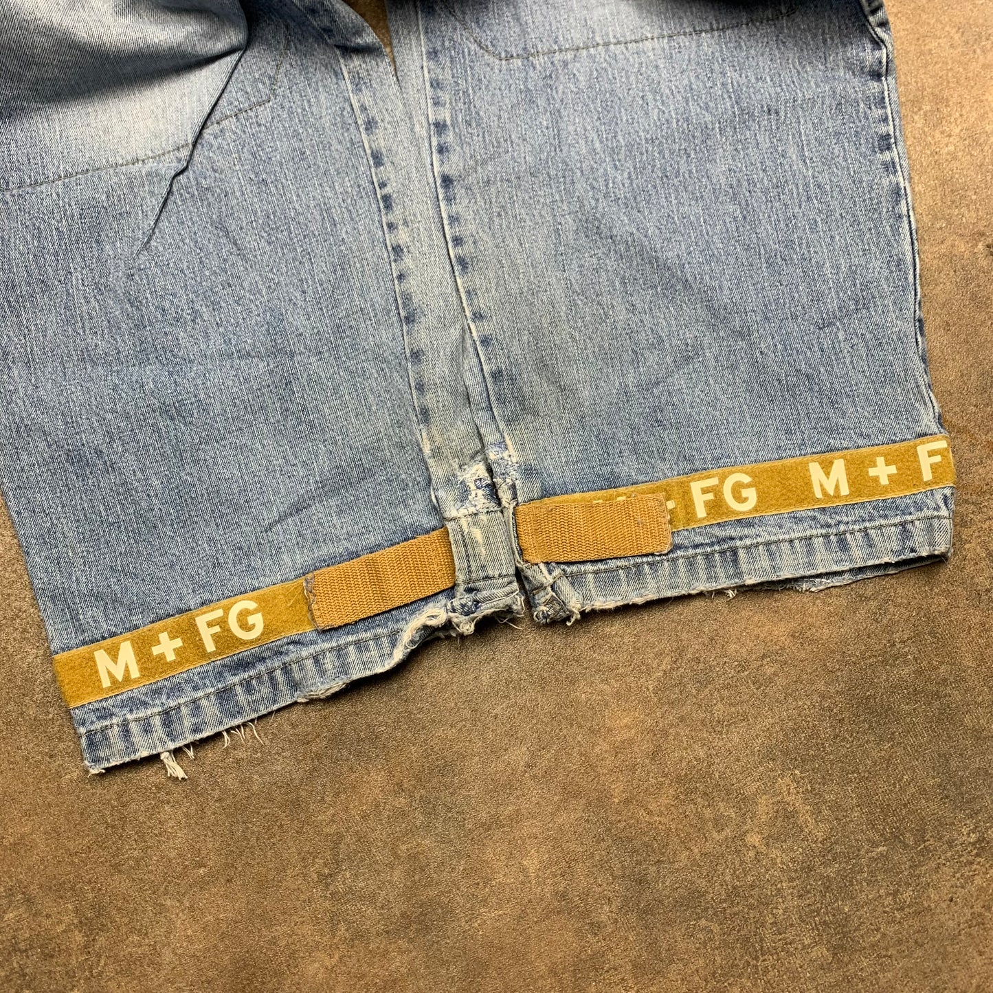 Marithé + François Girbaud 00s baggy velcro jeans