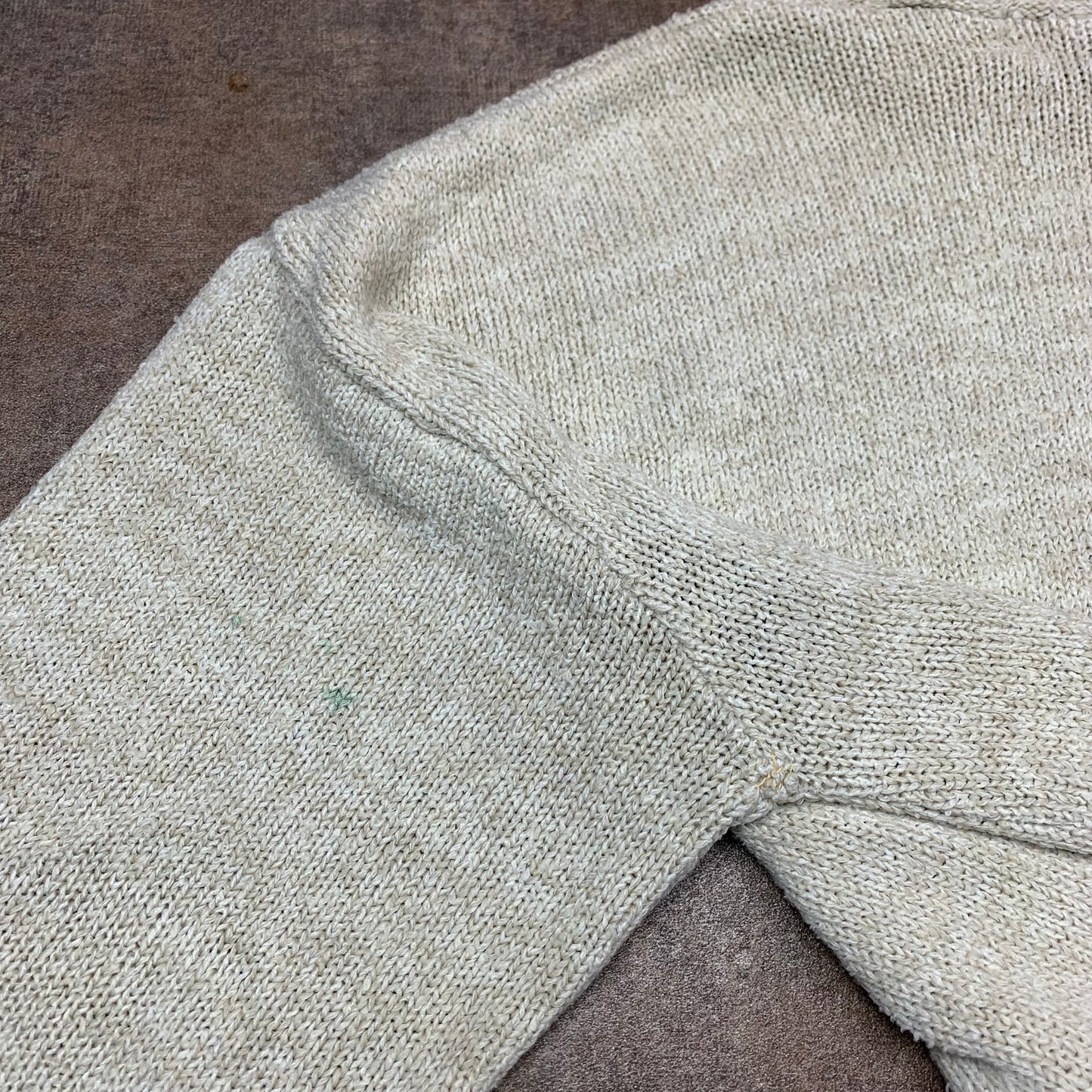 Armani Jeans 00s graphic cream knit