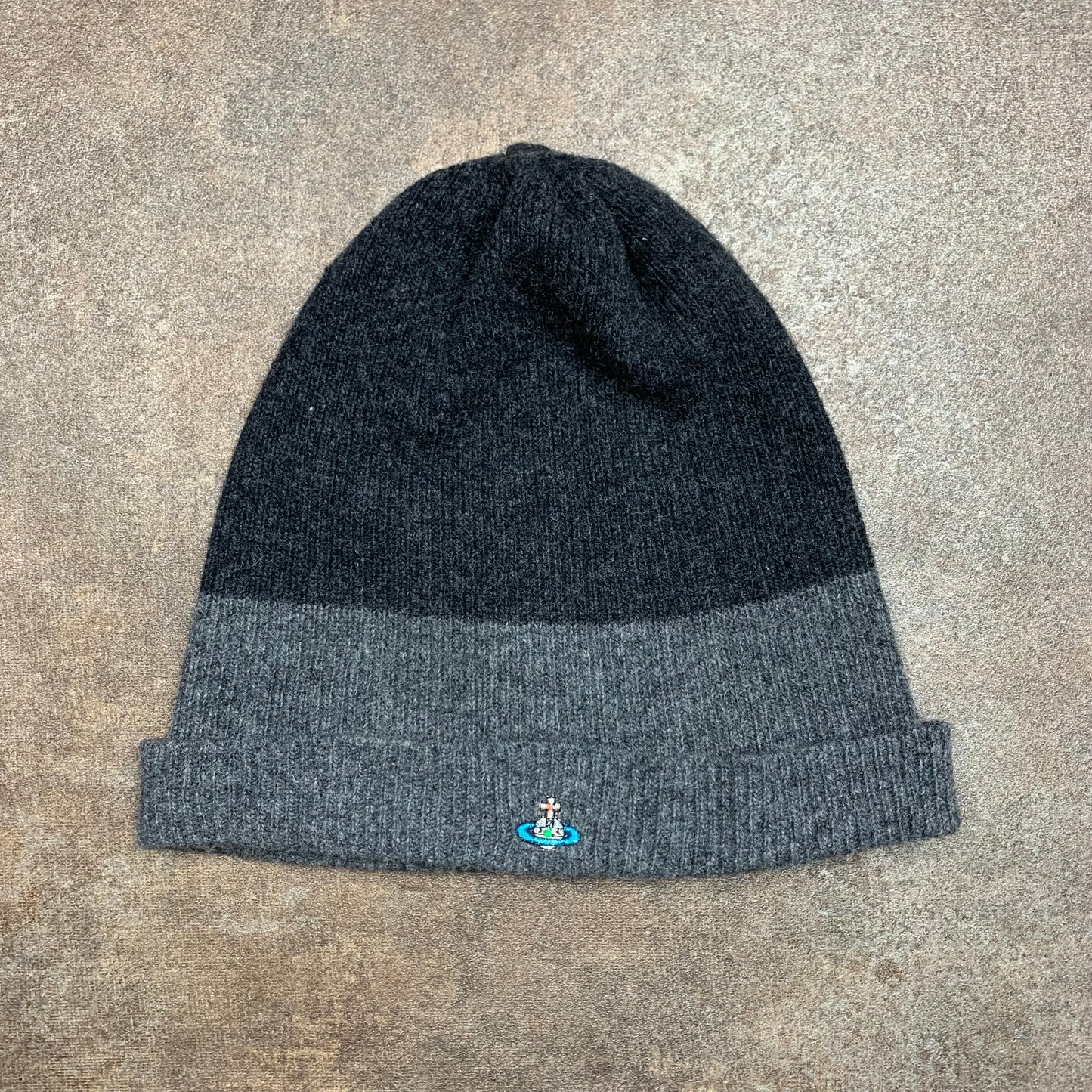 Vivienne Westwood Man 00s black grey beanie