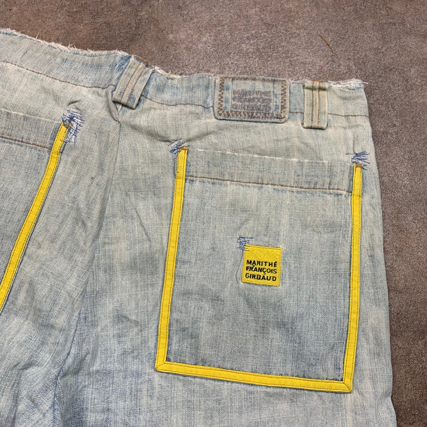 Marithé et François Girbaud 00s blue baggy jorts