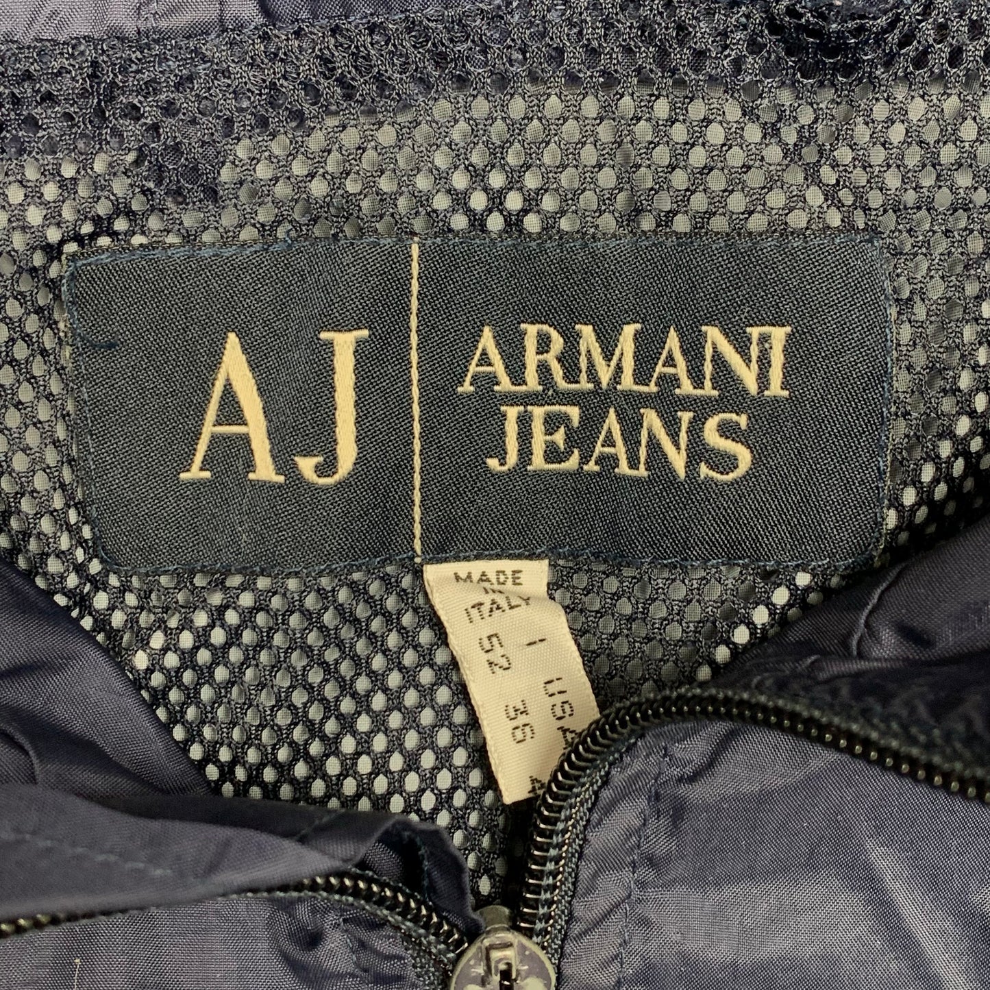 Armani Jeans 00s navy utilised jacket