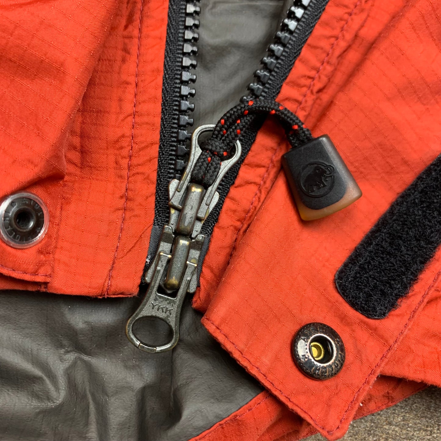 Mammut 90s gore-tex utilised orange grey jacket