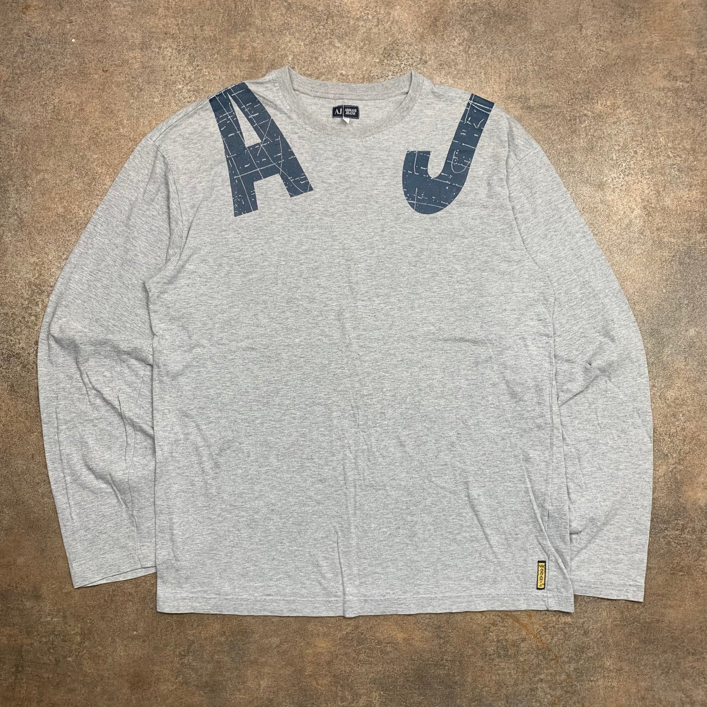 Armani Jeans 00s grey long sleeve tee