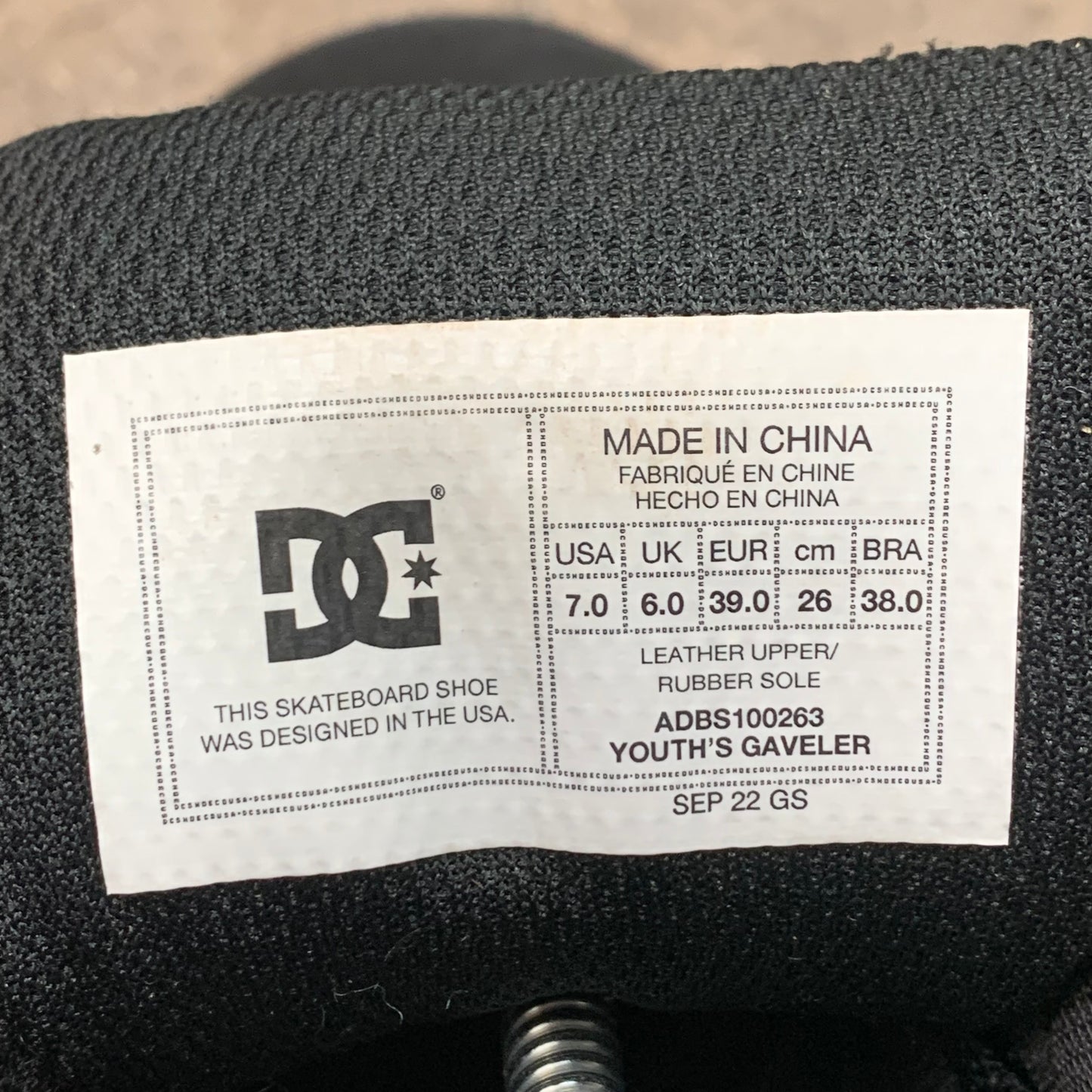 DC Shoes studded grunge trainers
