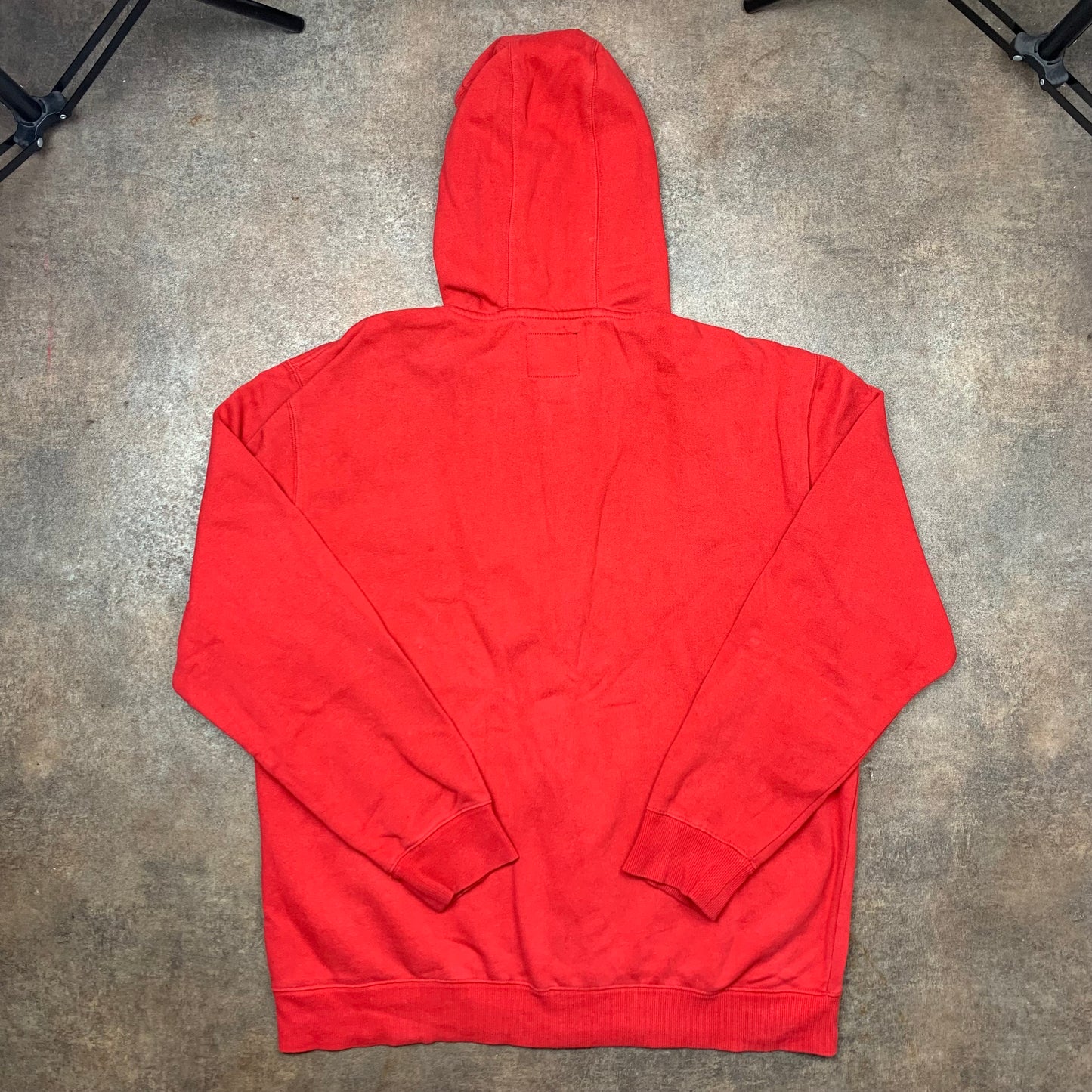 Oakley 00s red graphic zip hoodie