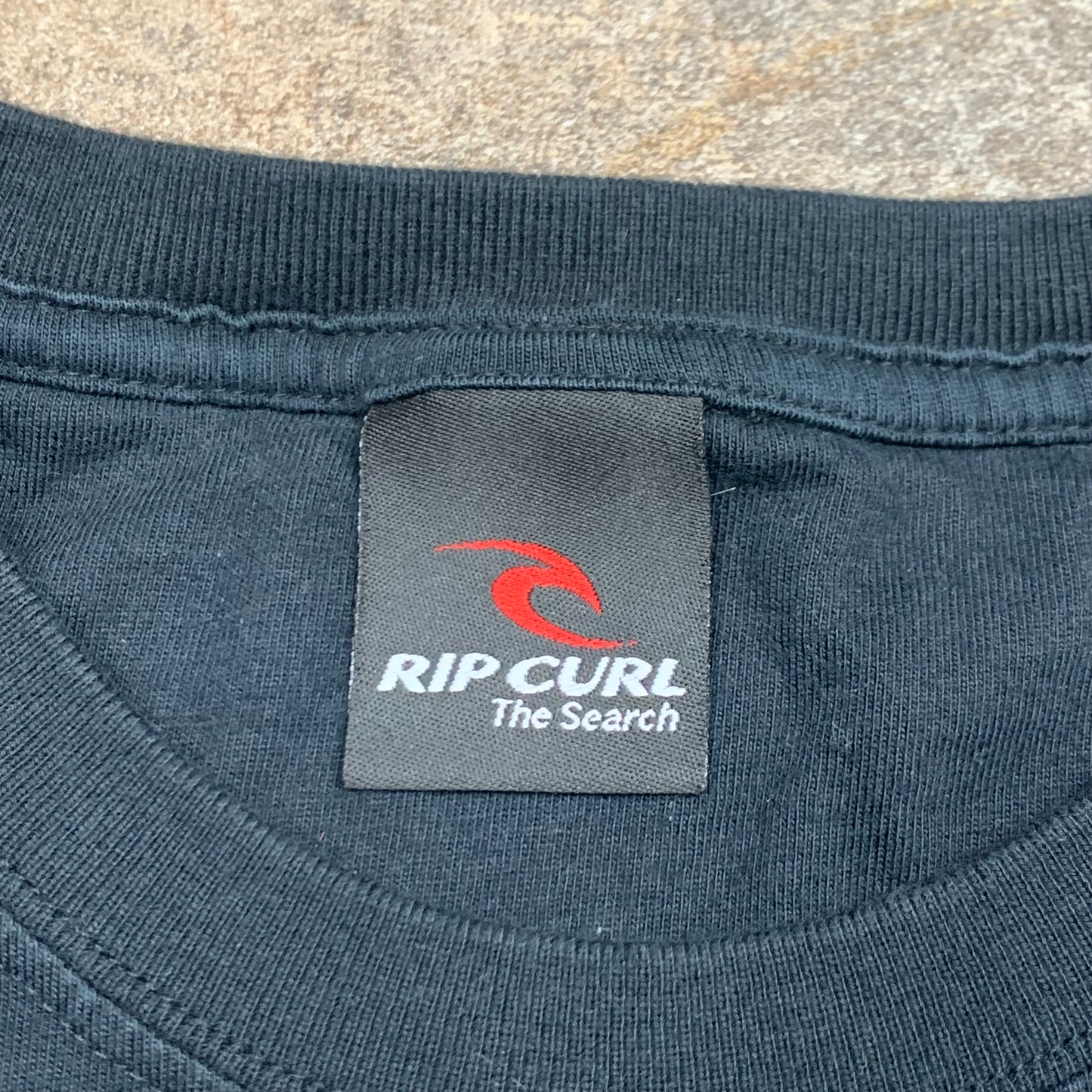 Rip Curl 00s black graphic long sleeve tee