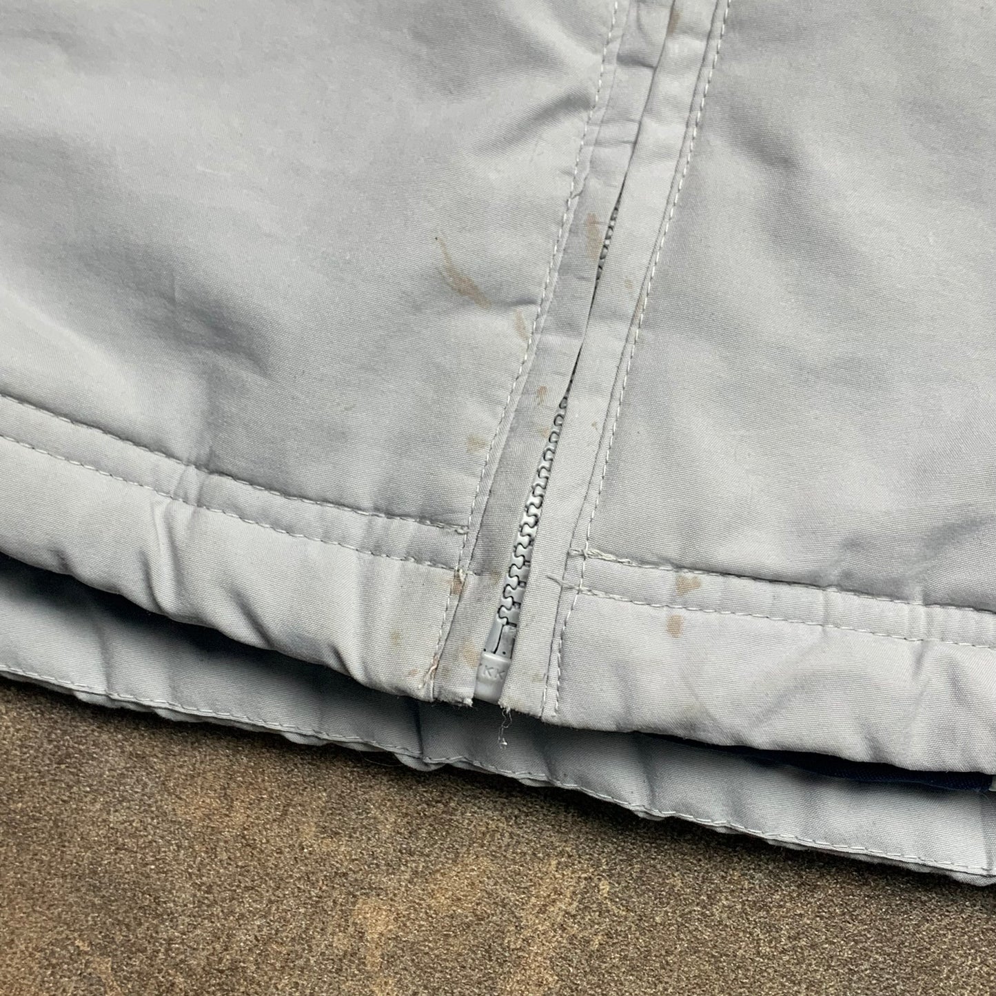 Nike 00s white navy graphic jacket