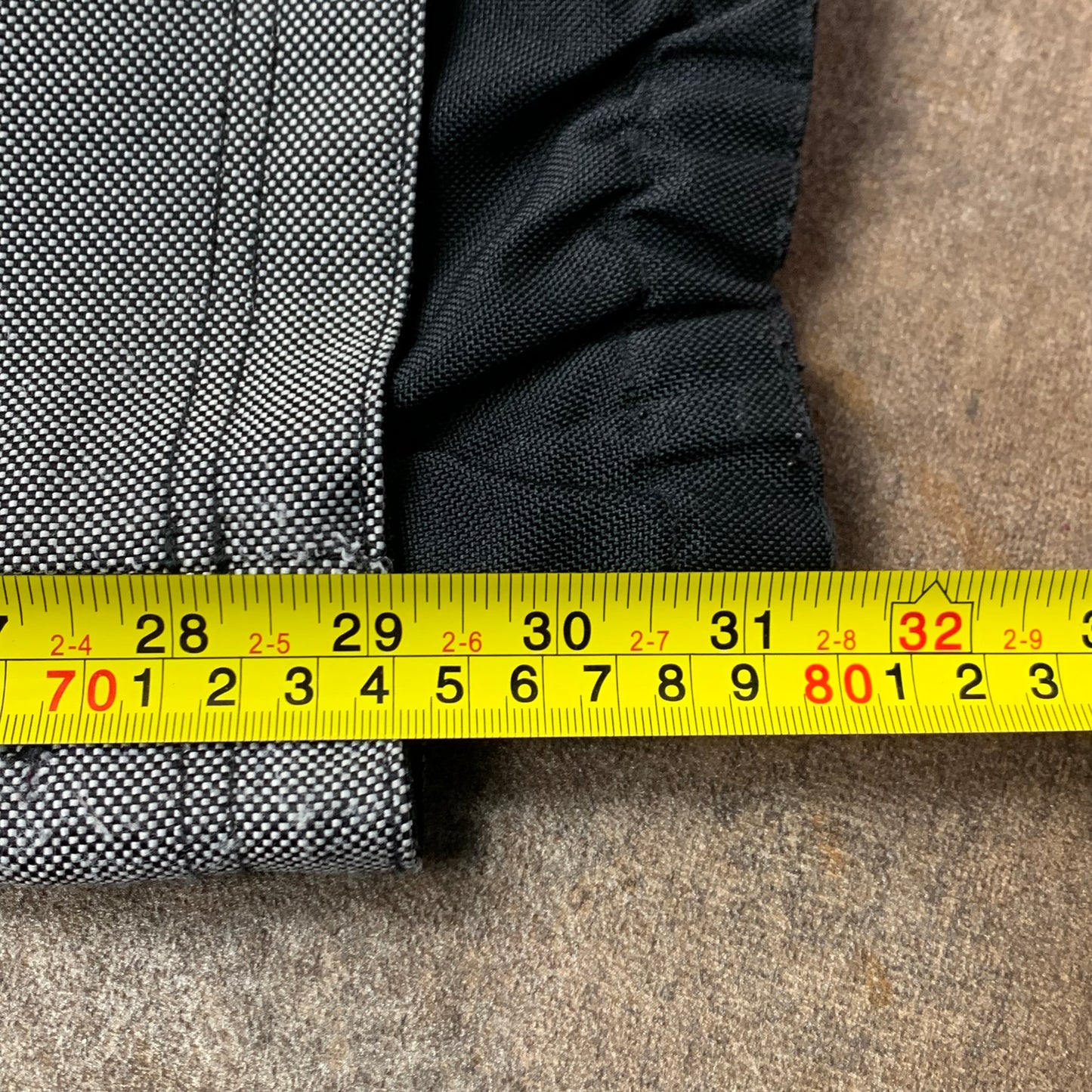 O'Neill 00s grey checkered ski salopettes