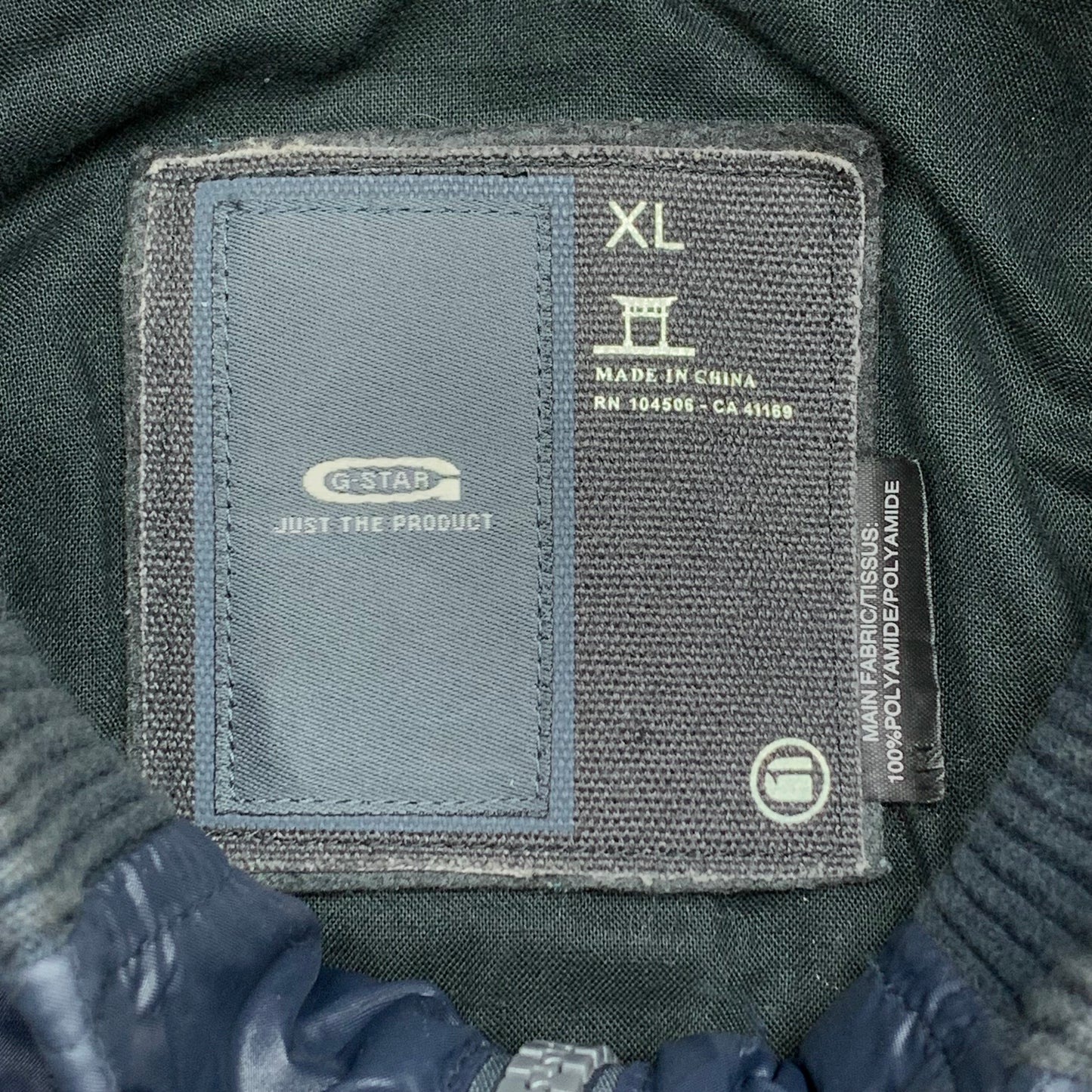 G-Star Raw 00s navy utilised bomber jacket