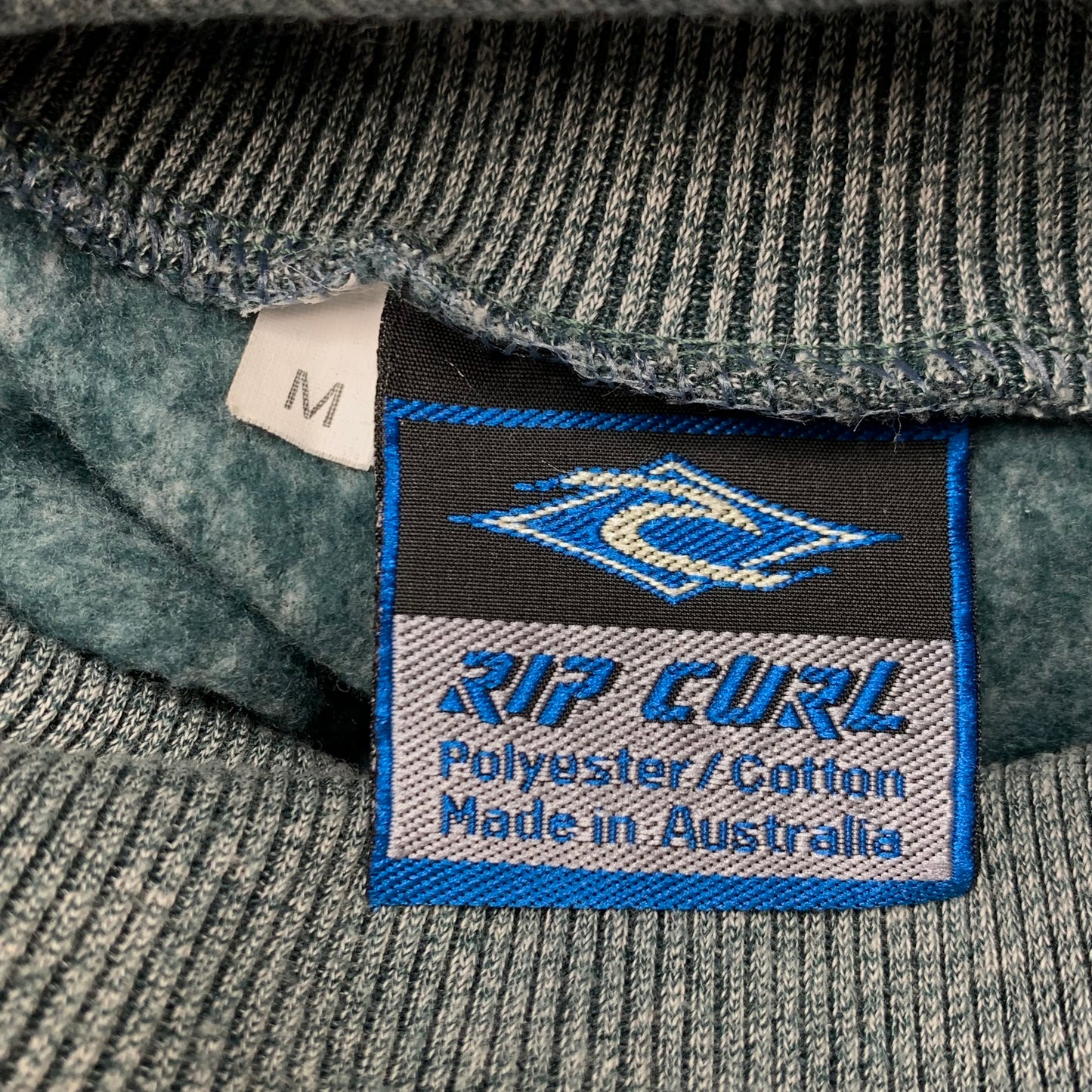 Rip Curl 90s graphic grey turtleneck sweatshirt