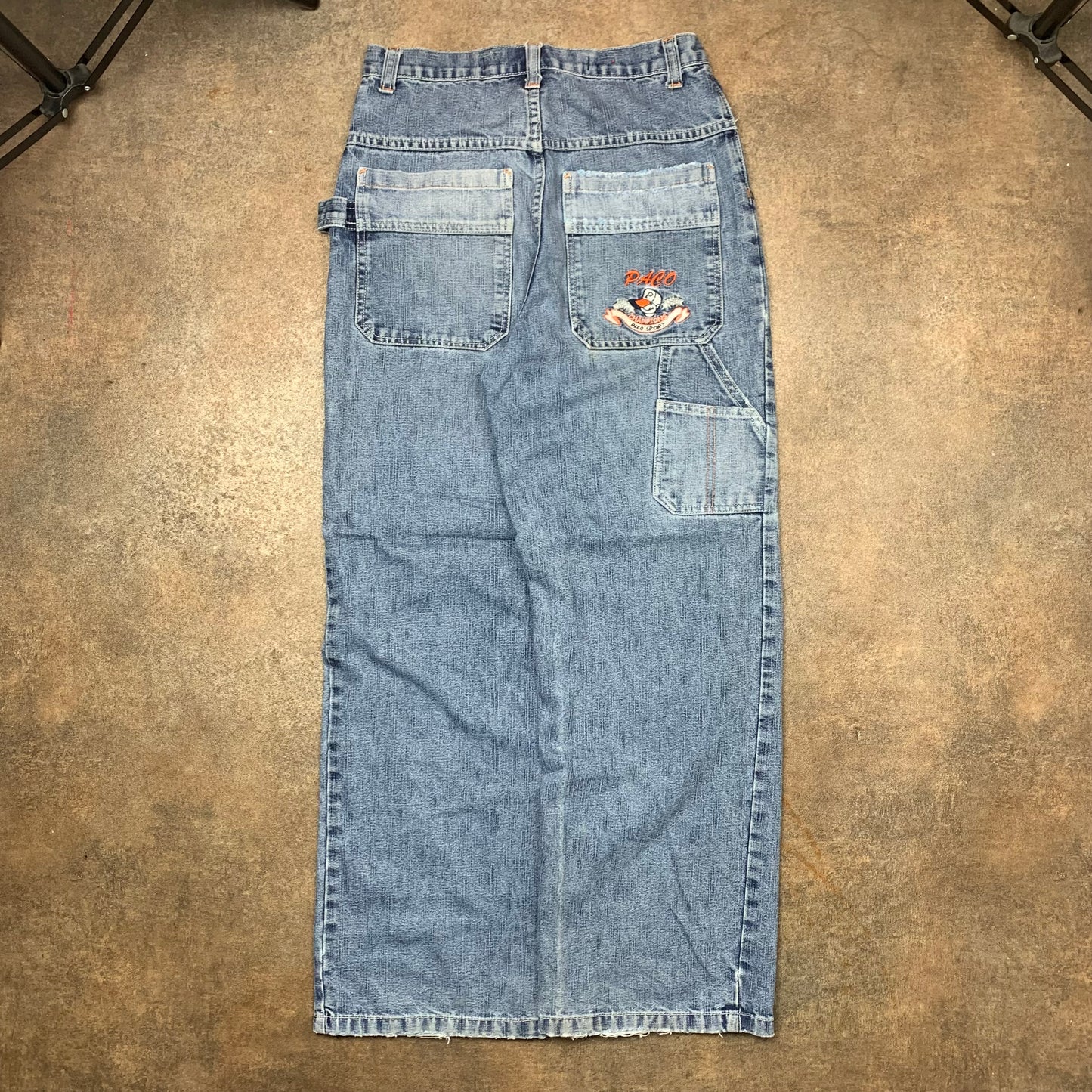 Paco 00s baggy graphic carpenter jeans