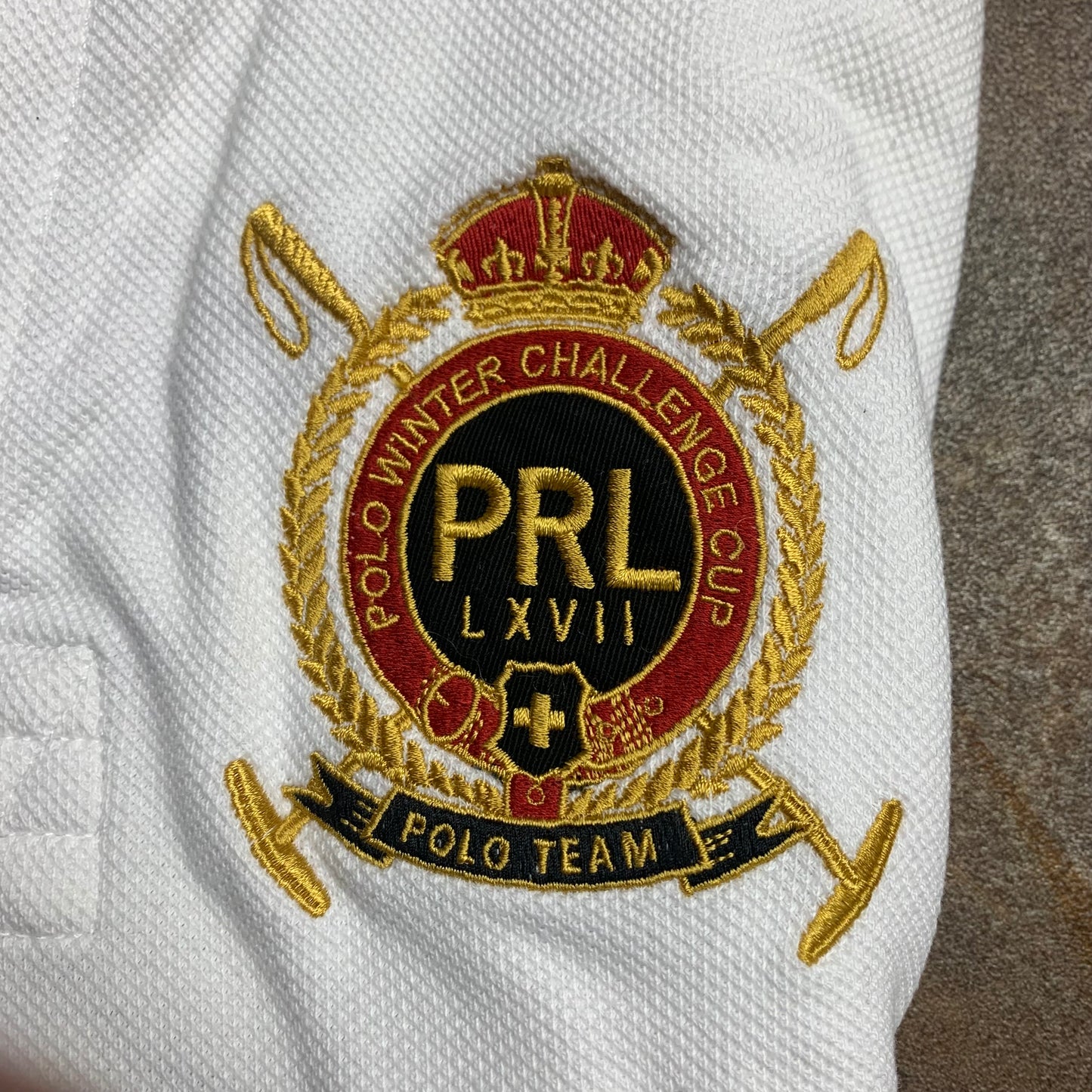 Polo Ralph Lauren 00s white long sleeve polo