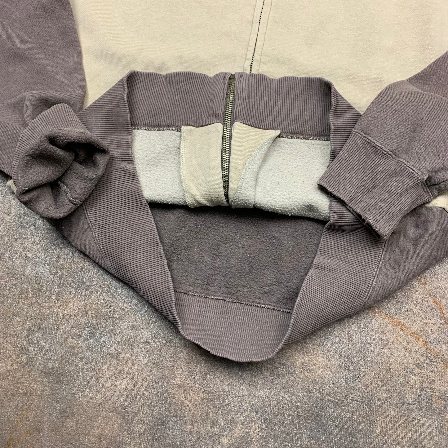 Oakley 00s cut and sewn graphic zip hoodie