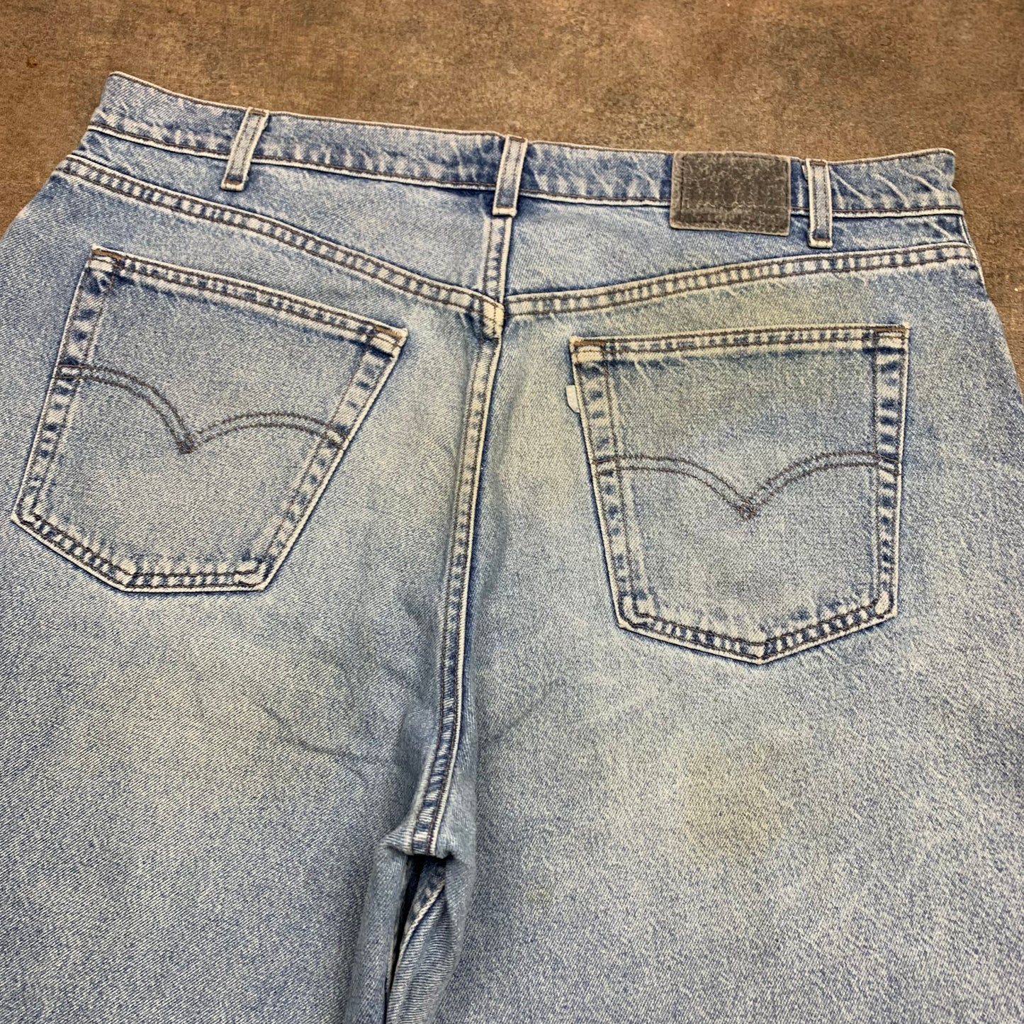 Levi's Silvertab 00s baggy pale blue jorts