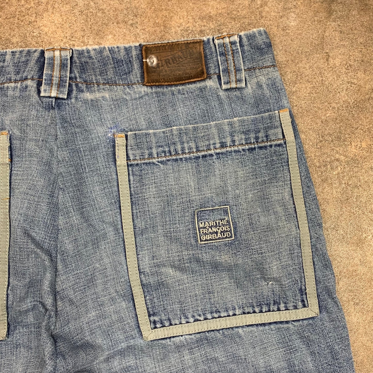 Marithé + François Girbaud 00s blue baggy jeans