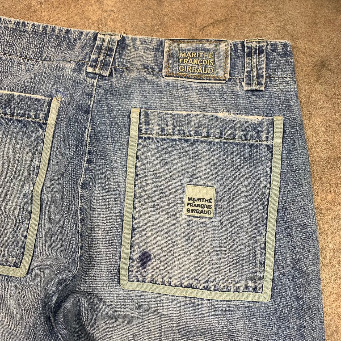 Marithé + François Girbaud 00s baggy blue jeans