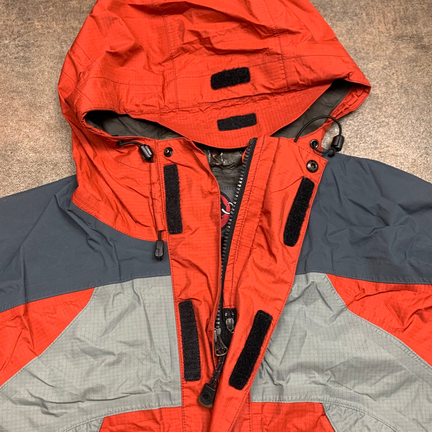 Mammut 90s gore-tex utilised orange grey jacket
