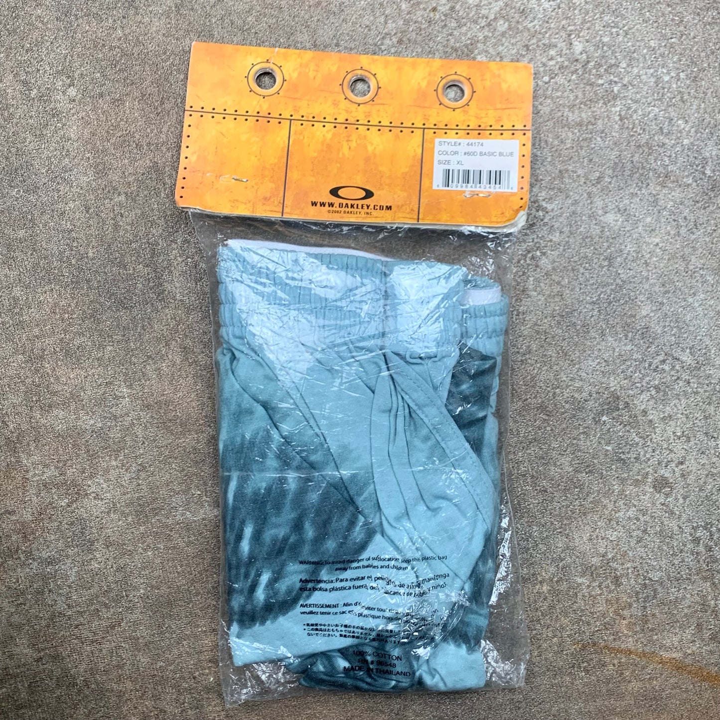Oakley Software 00s deadstock blue boxer pants