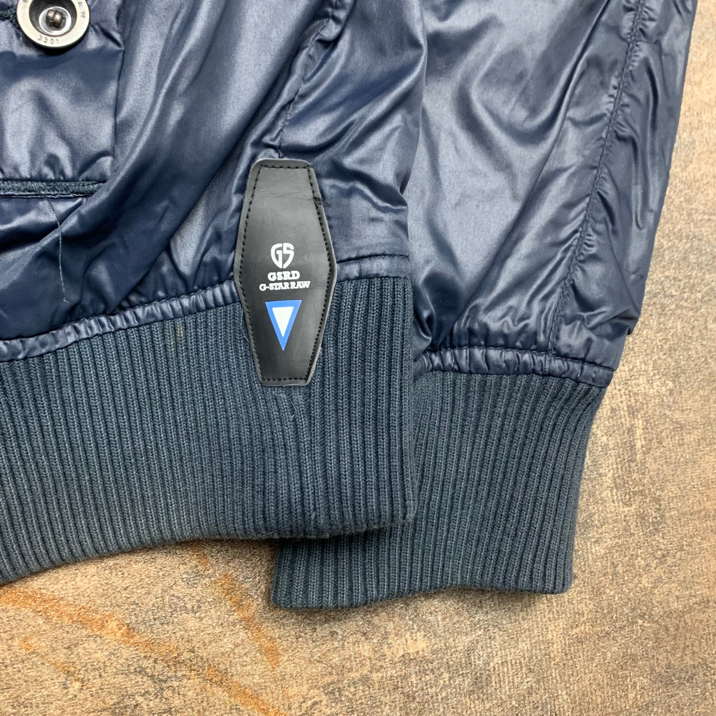 G-Star Raw 00s navy utilised bomber jacket
