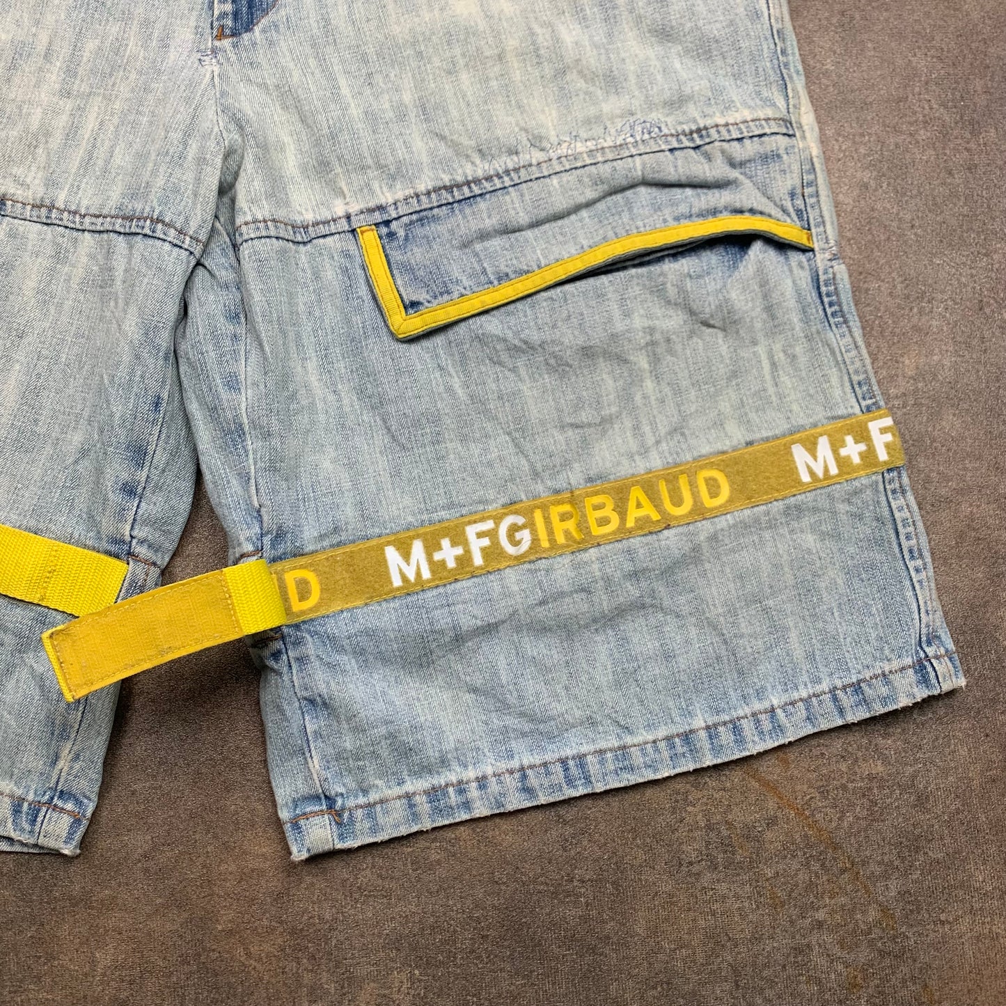 Marithé et François Girbaud 00s blue baggy jorts