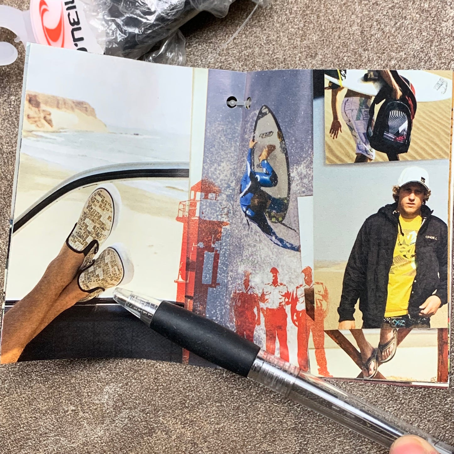 O'Neill 00s khaki camo belt