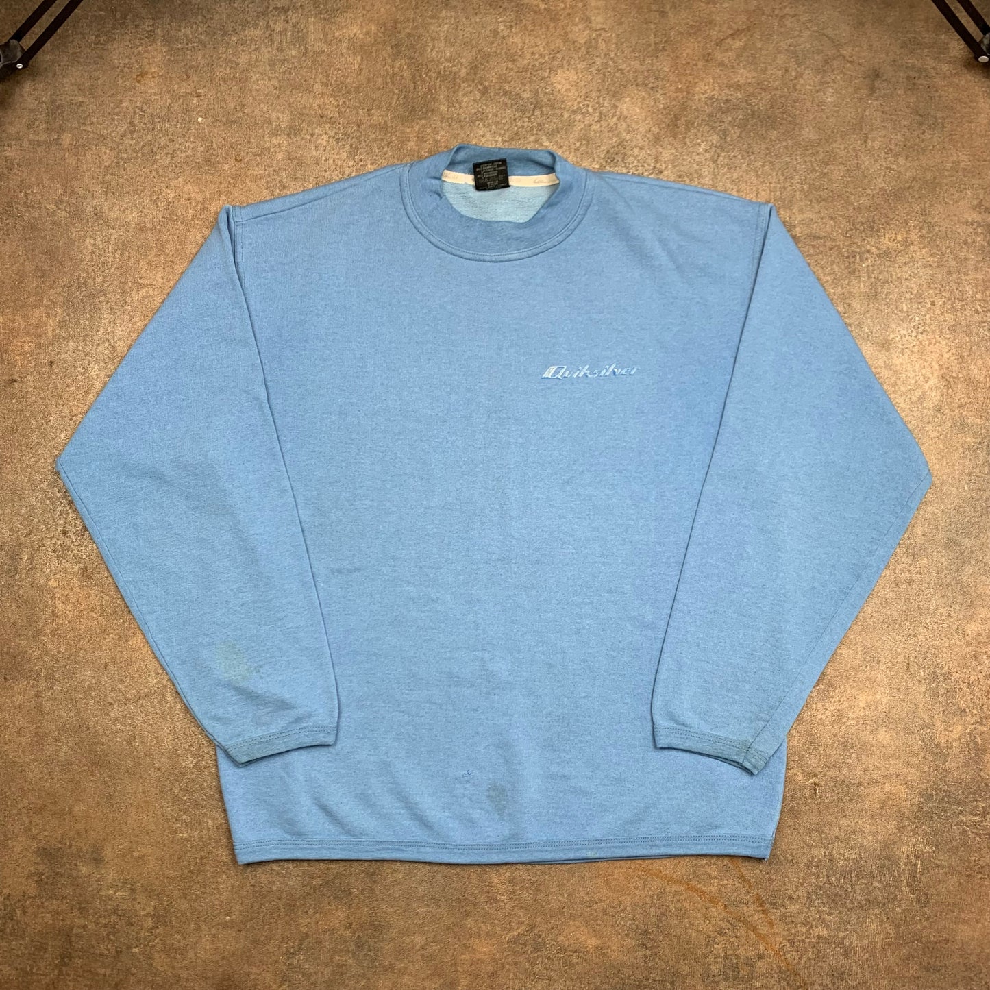 Quiksilver 90s blue graphic boxy sweatshirt