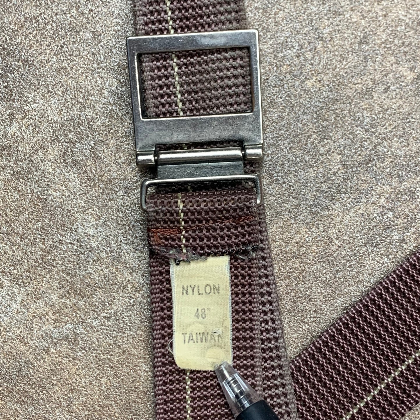 DC Shoes 00s brown grunge belt