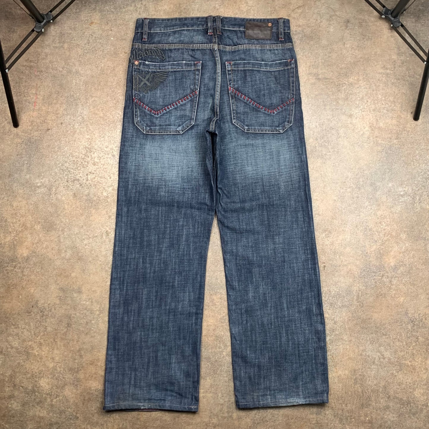 Billabong 00s baggy navy denim jeans