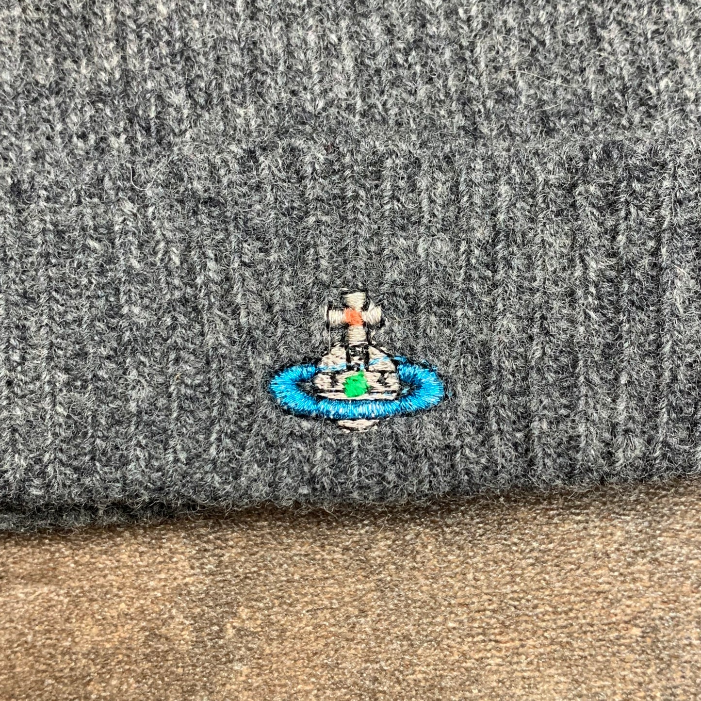 Vivienne Westwood Man 00s black grey beanie