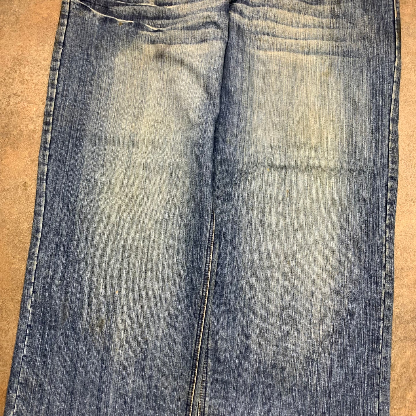Raw Blue 00s baggy washed jeans