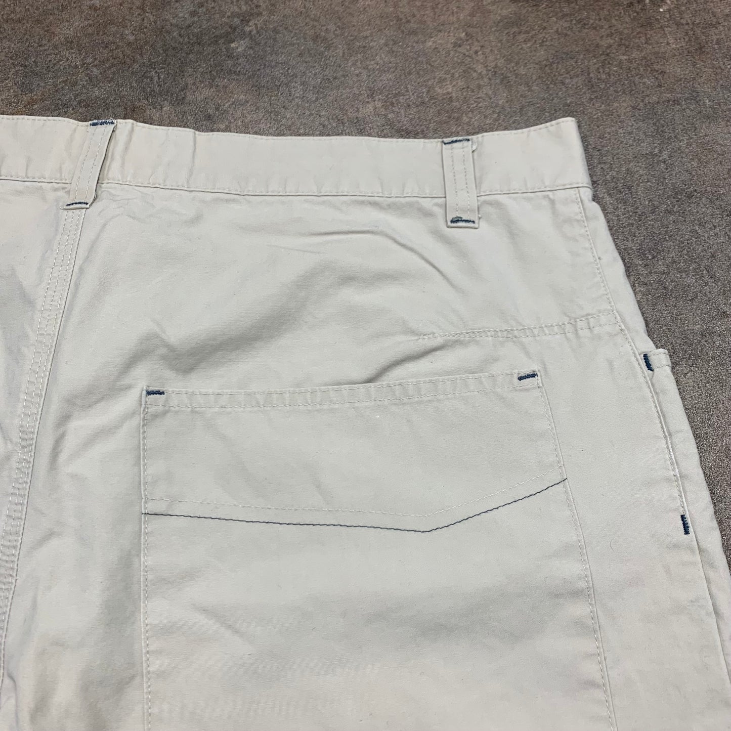 Rip Curl 90s cream baggy cargo shorts