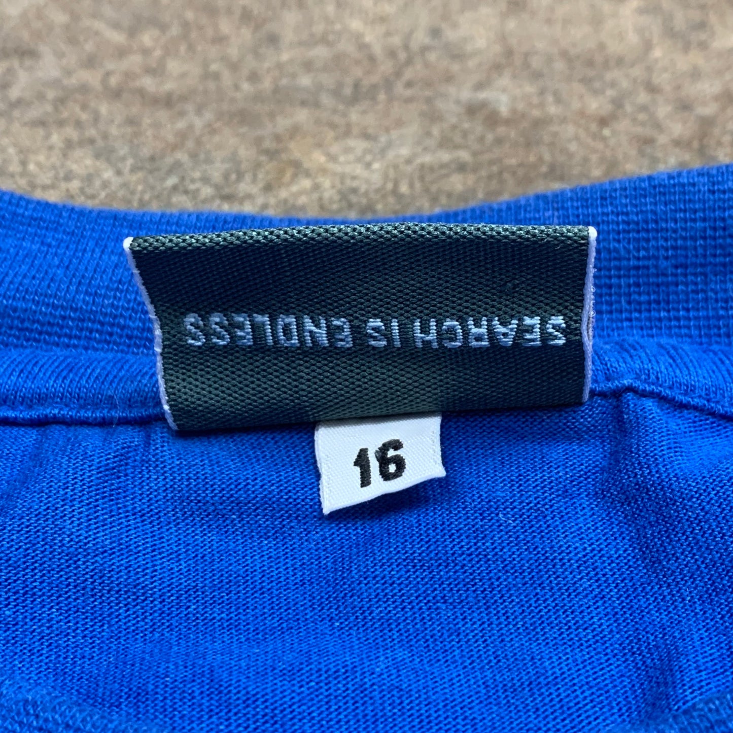 Rip Curl 00s navy blue flame graphic tee