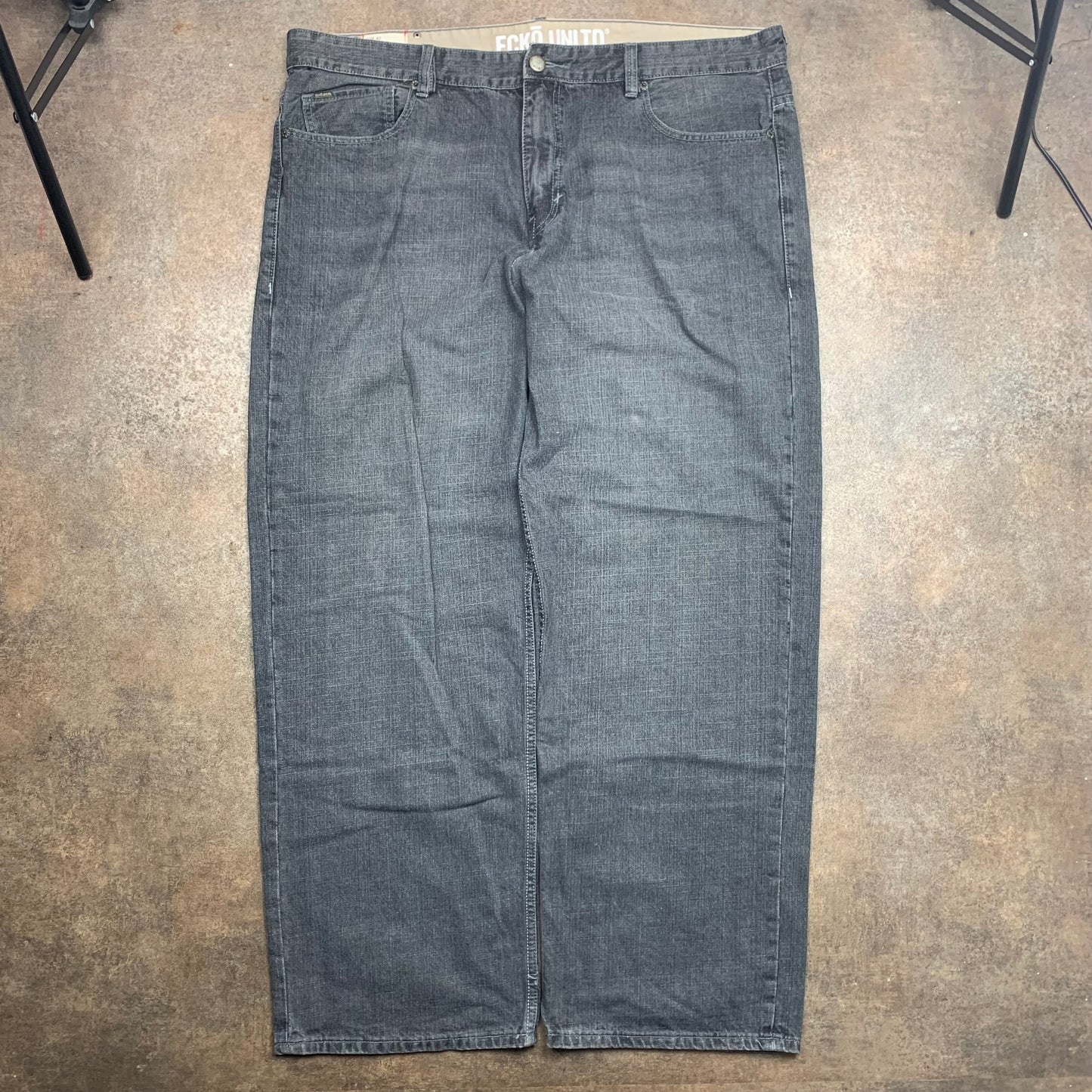 Ecko Unltd. 00s grey baggy graphic jeans