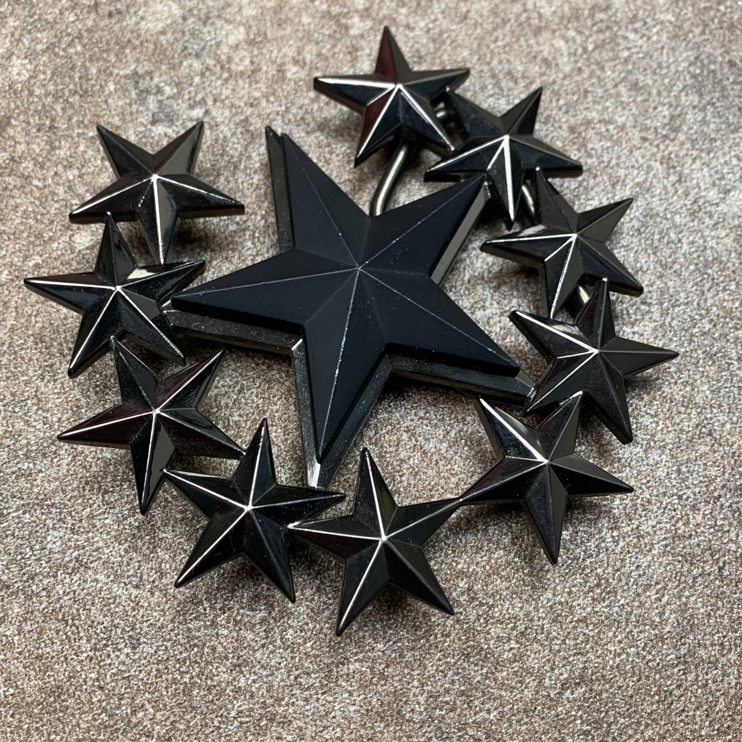 No Fear 00s grunge stars belt buckle