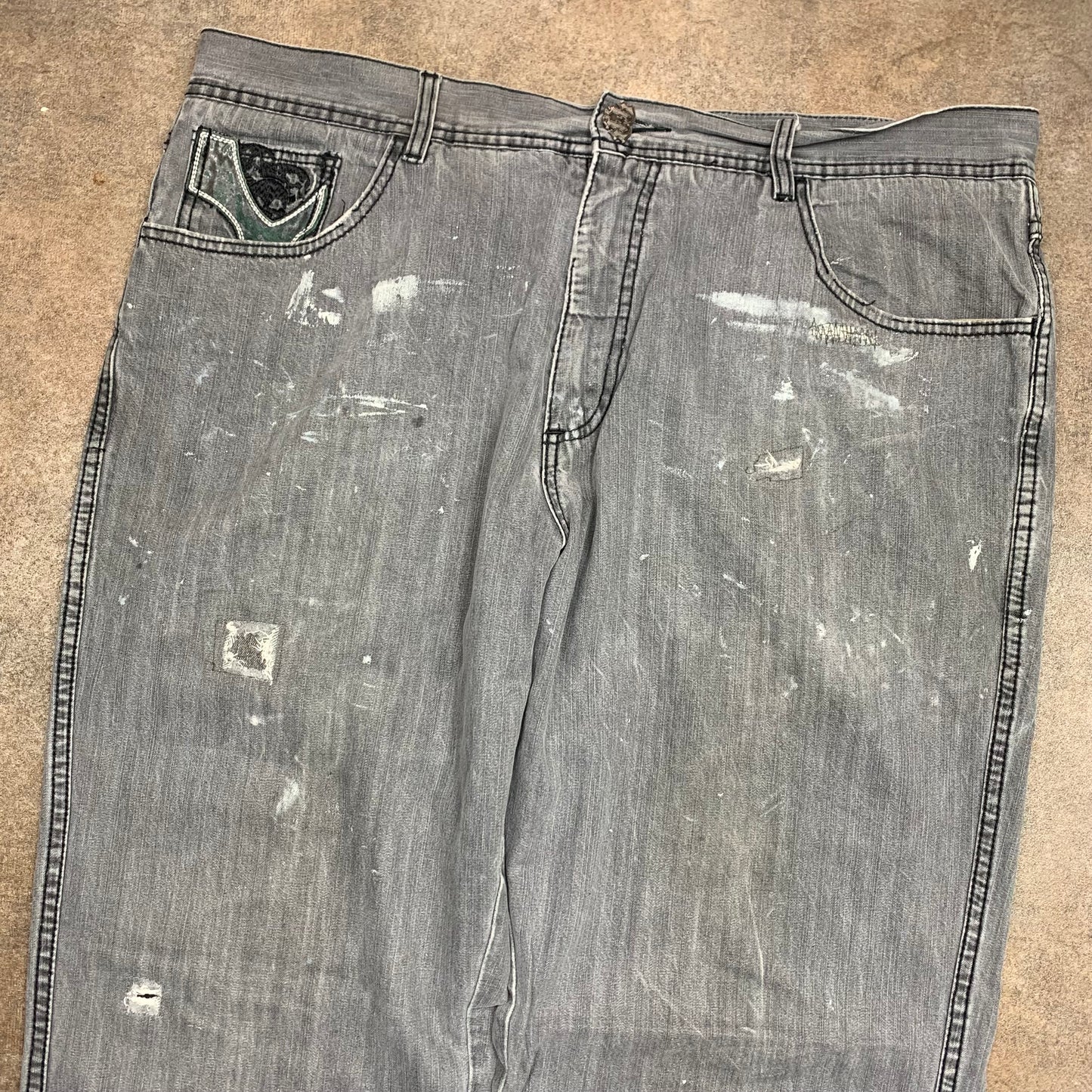 Pelle Pelle 00s graphic baggy jeans