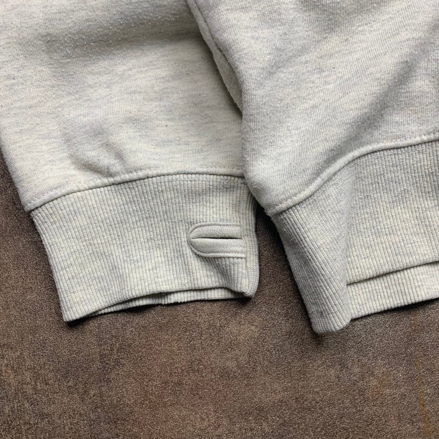 Mecca 00s graphic baggy light grey hoodie