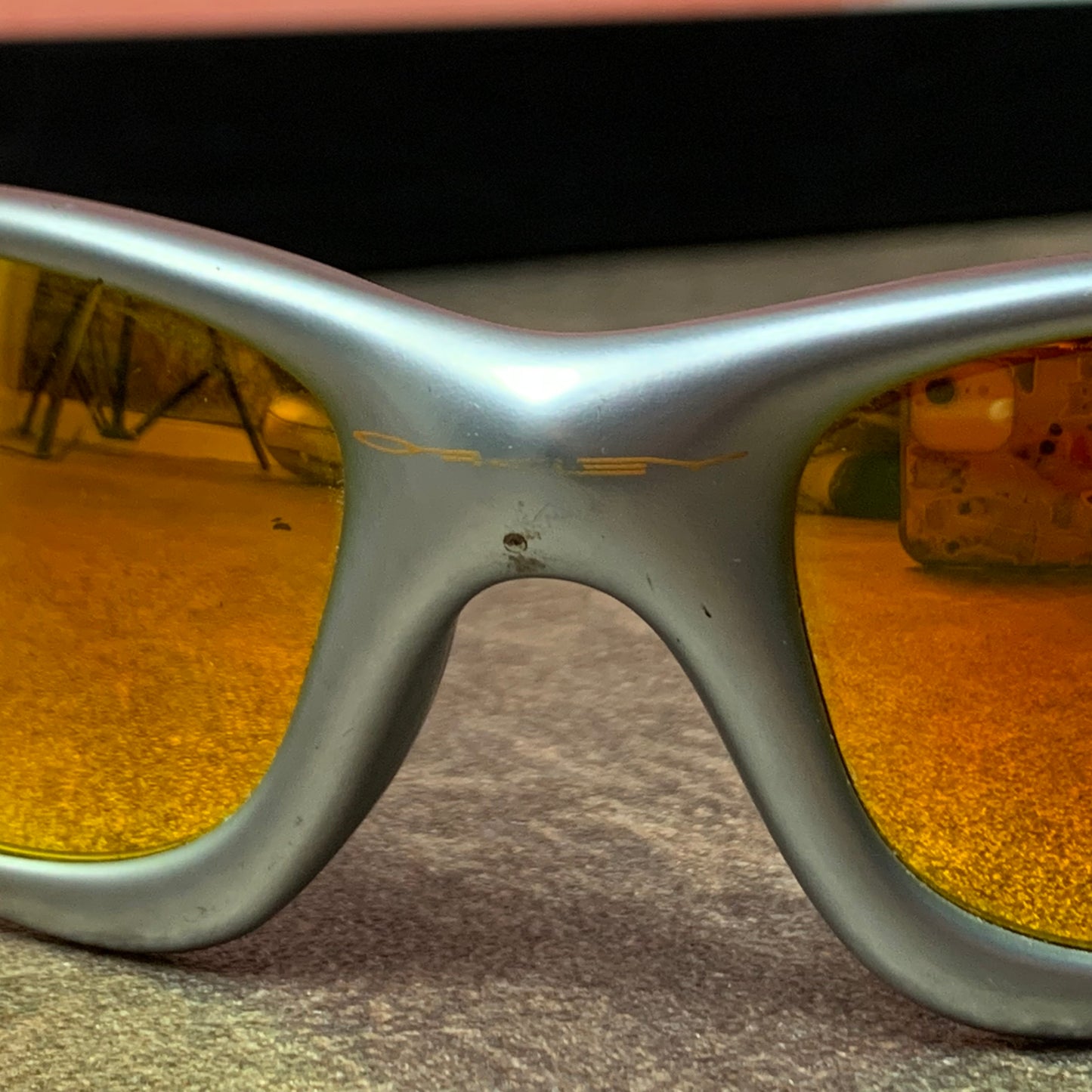 Oakley Software 90s flame graphic Straight Jacket sunglasses