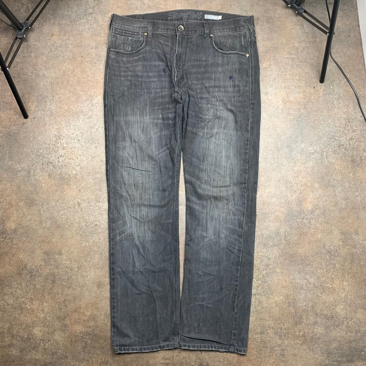 Levi's Silvertab 00s black grey baggy jeans