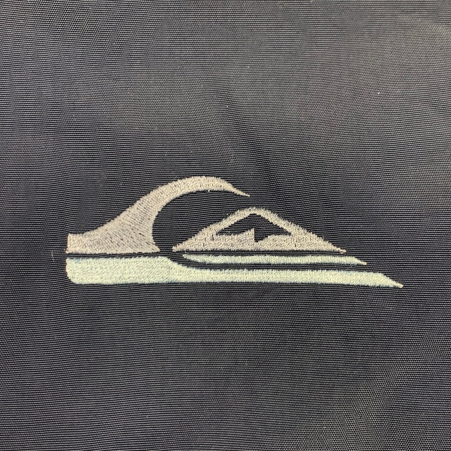 Quiksilver 90s navy lined logo zip jacket