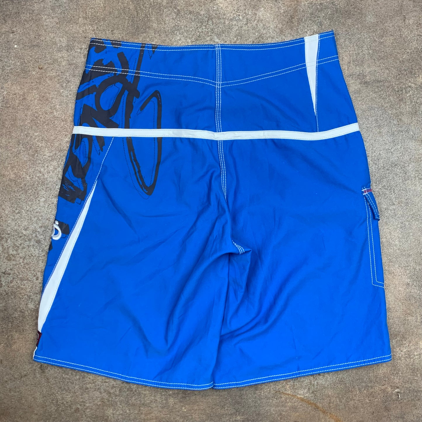 Billabong 00s Parko signature blue boardshorts