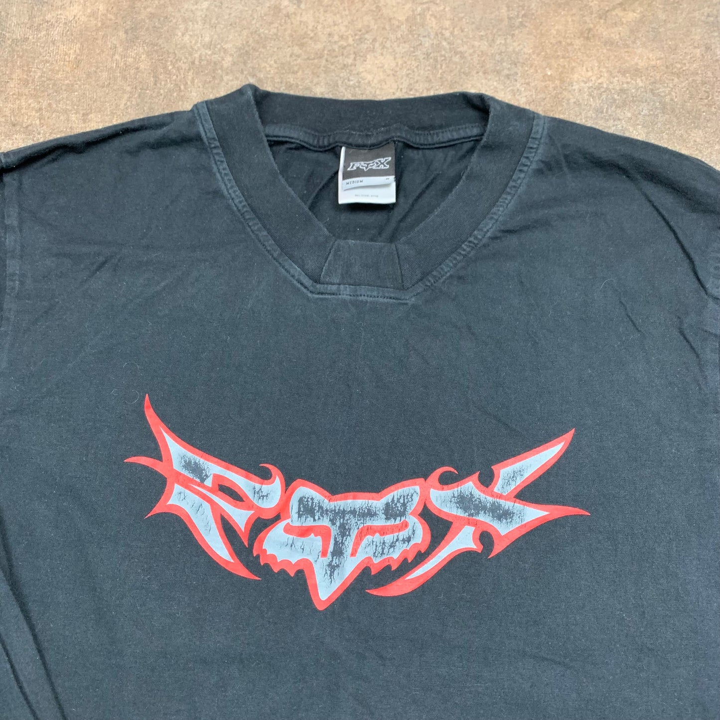 Fox Racing 00s graphic long sleeve tee