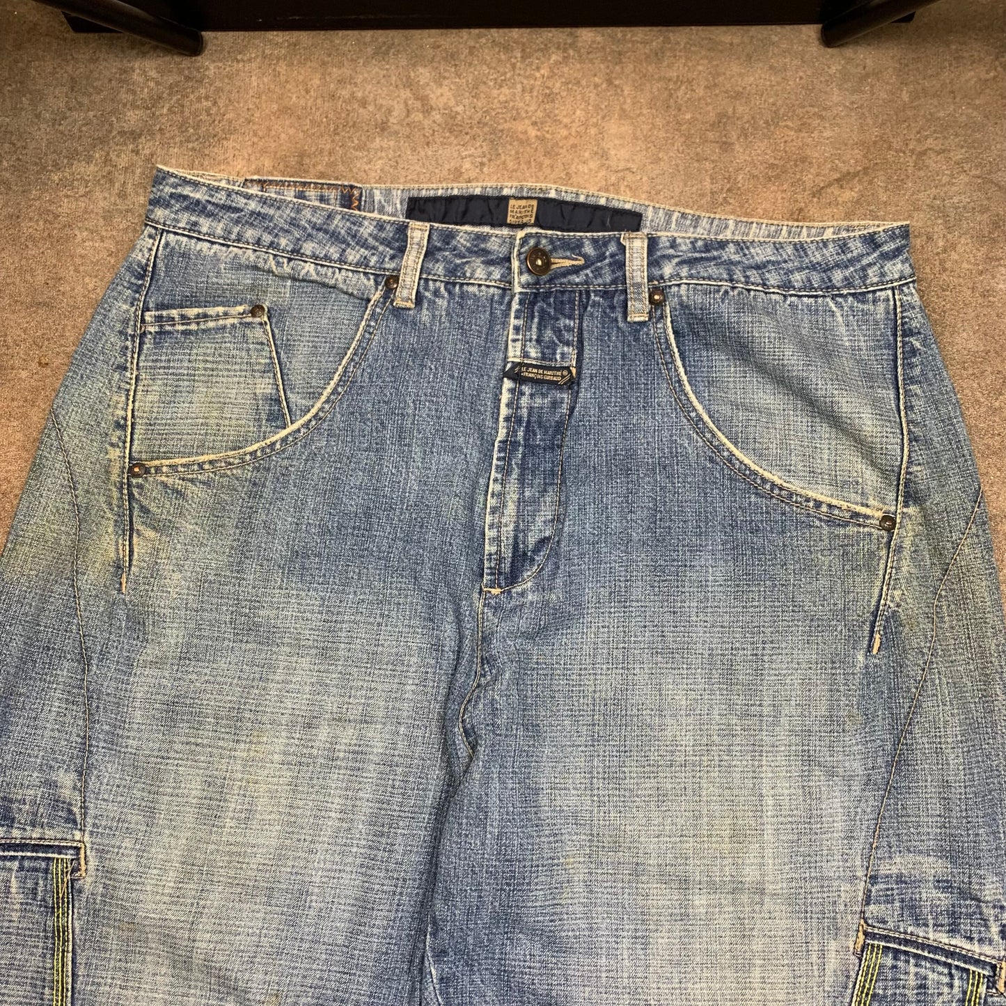 Marithé + François Girbaud 00s baggy graphic jeans