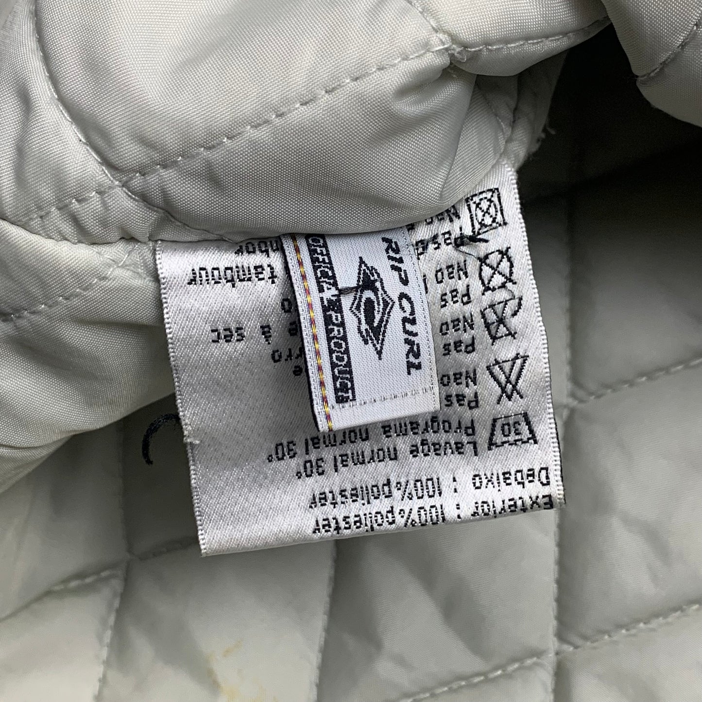Rip Curl 00s lined graphic jacket
