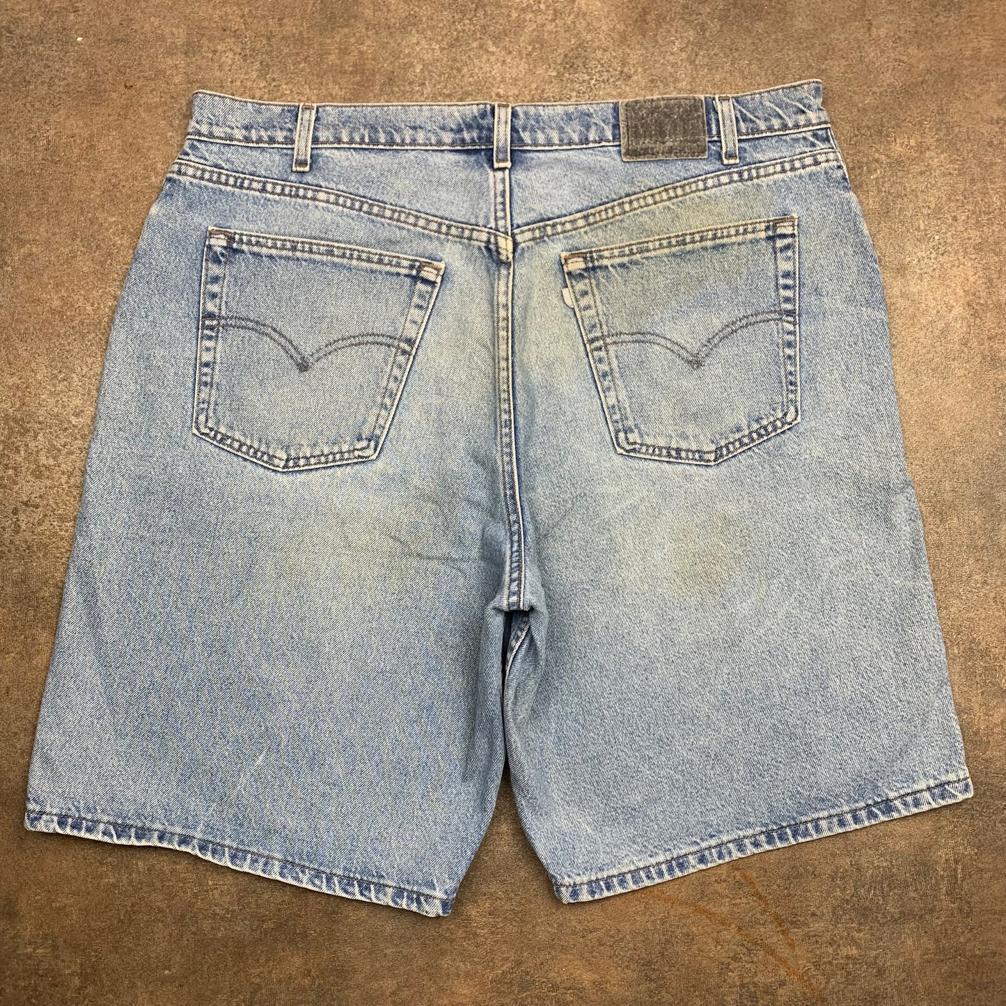 Levi's Silvertab 00s baggy pale blue jorts