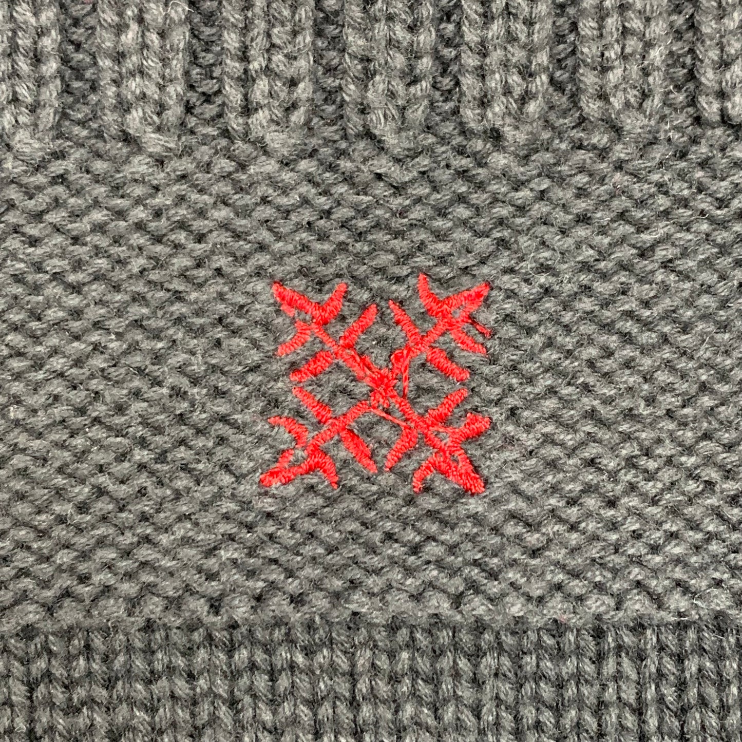 Oxbow 00s embroidered quarter zip knit