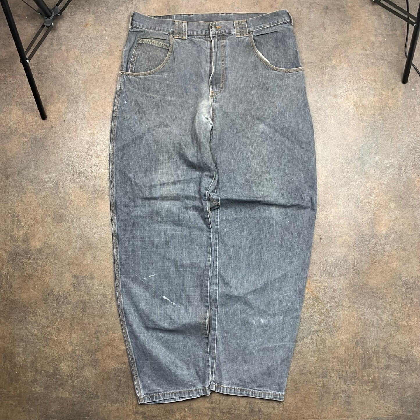 Goeland 00s grey baggy skull jeans