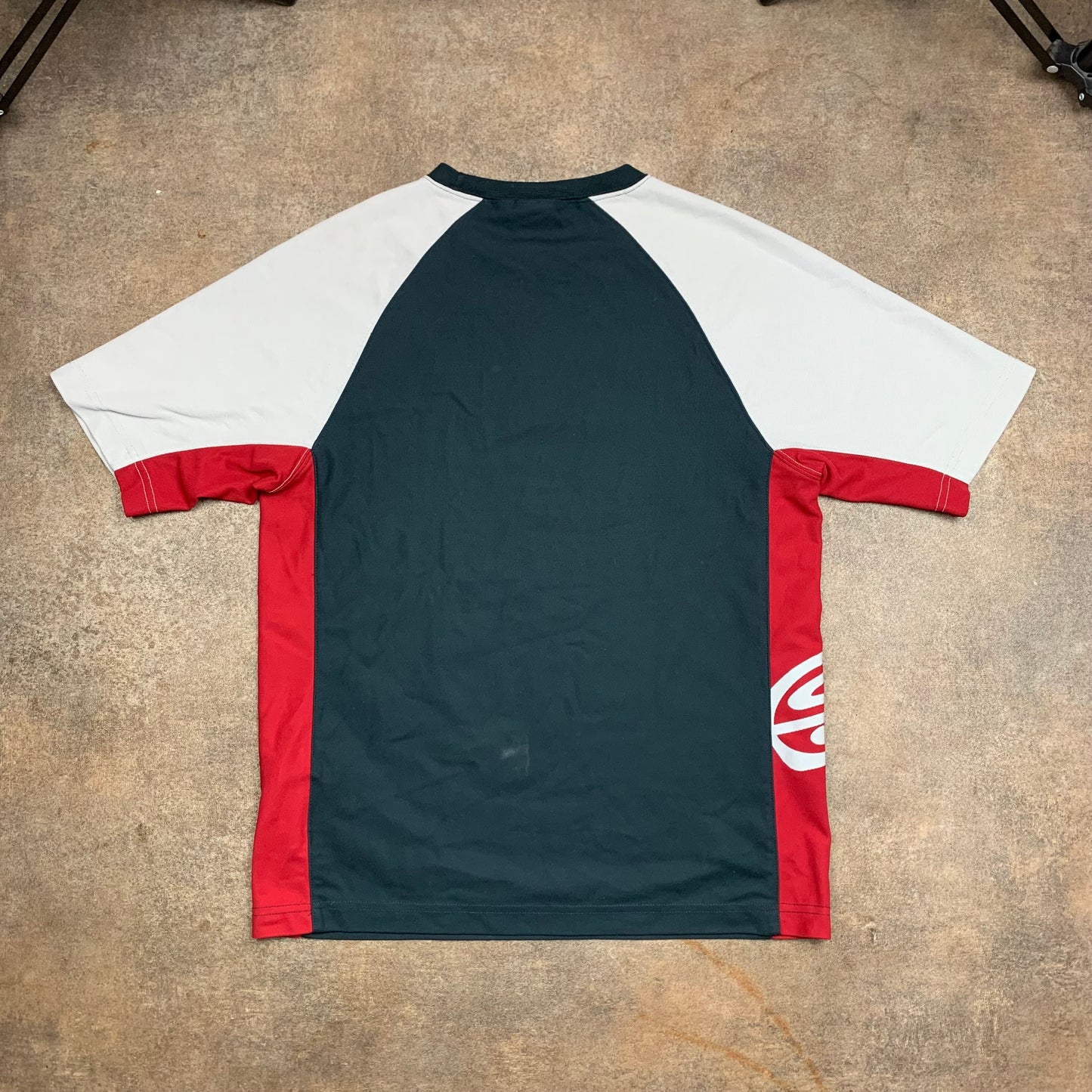 Rip Curl 00s graphic black rash vest