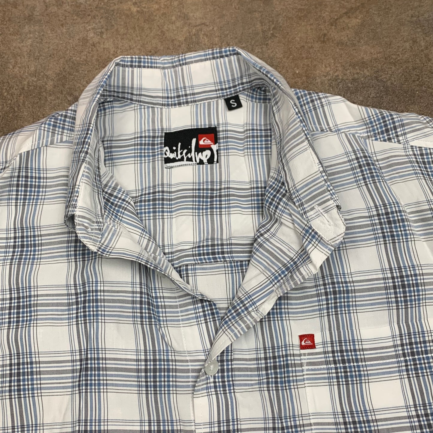 Quiksilver 00s plaid button shirt