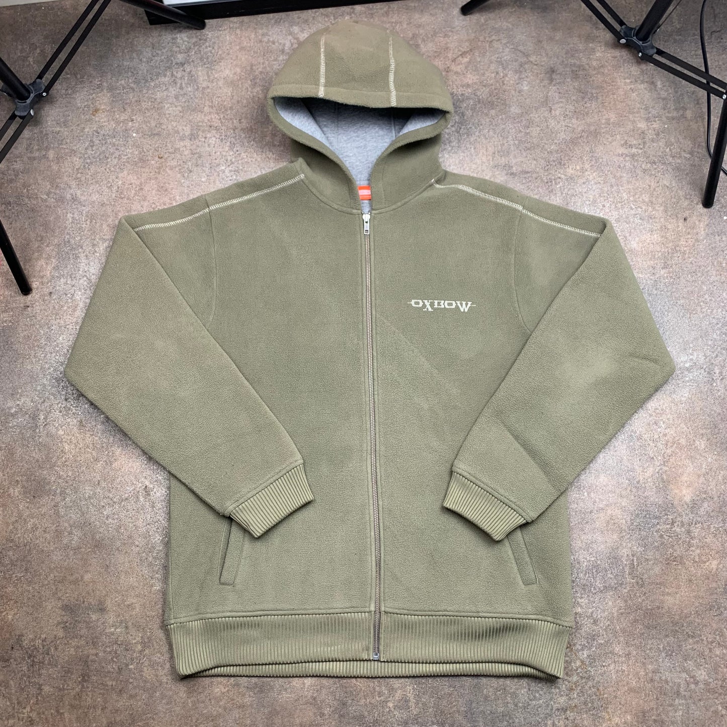Oxbow 00s graphic lined hoodie